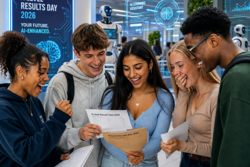 AI, Robots and Musok on A Level Results Day 2026
